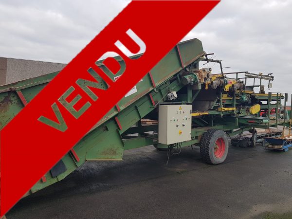 Combi Déterreur Dewaele-Briche avec séparateur de mottes